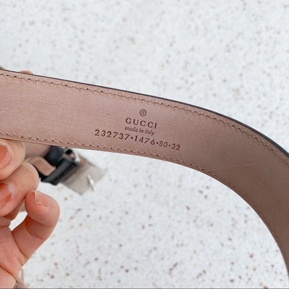 NWT Authentic Gucci GG Buckle Leather Belt - Picture 5 of 5